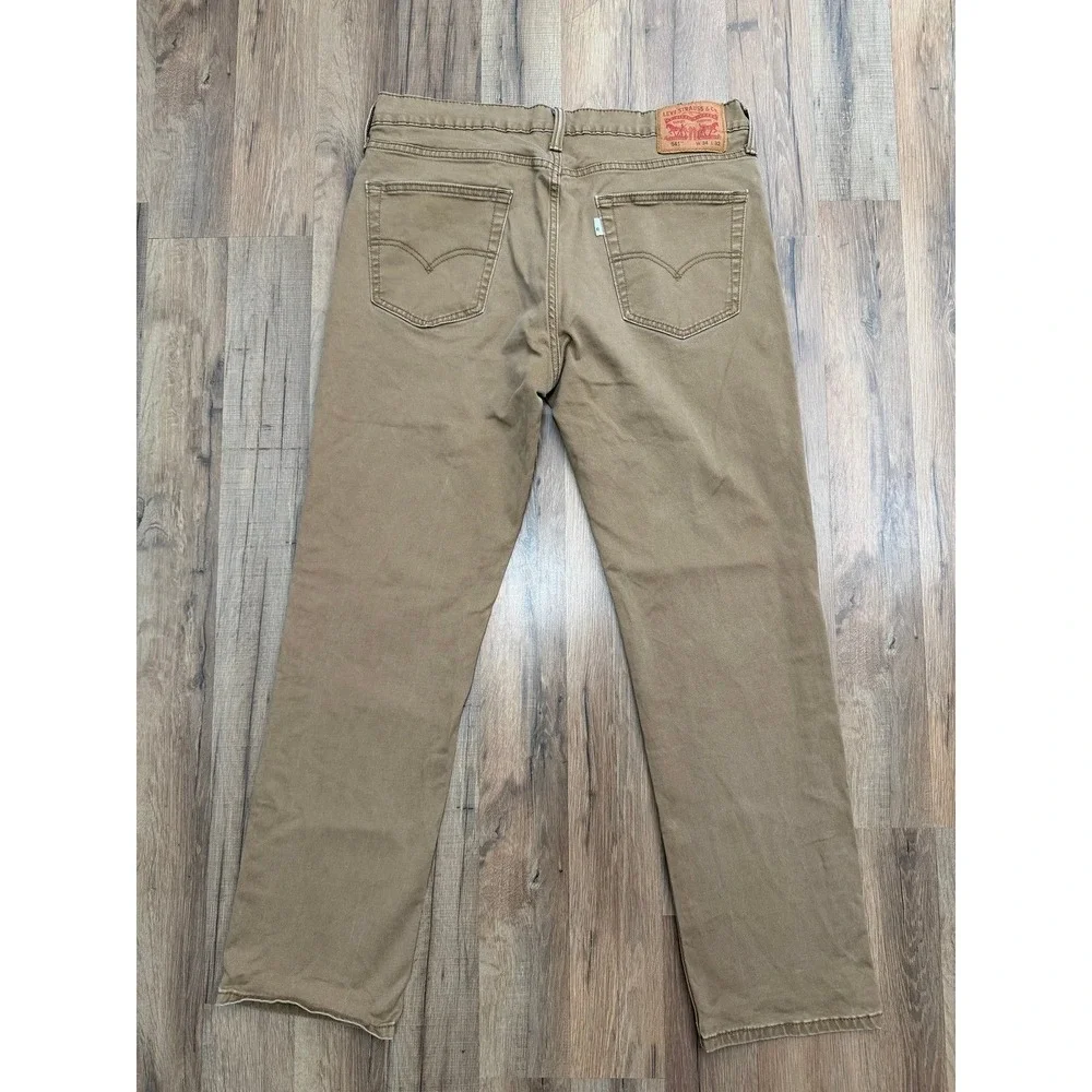 Levi's 541 Men's Brown Stretch Jeans Athletic Fit‎ W34 L32